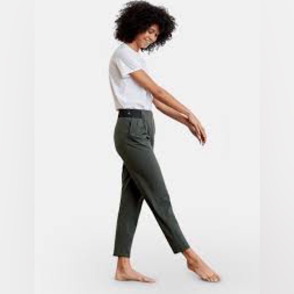 Aday Turn it Up Pants in Moss, Size Small - Picture 5 of 12